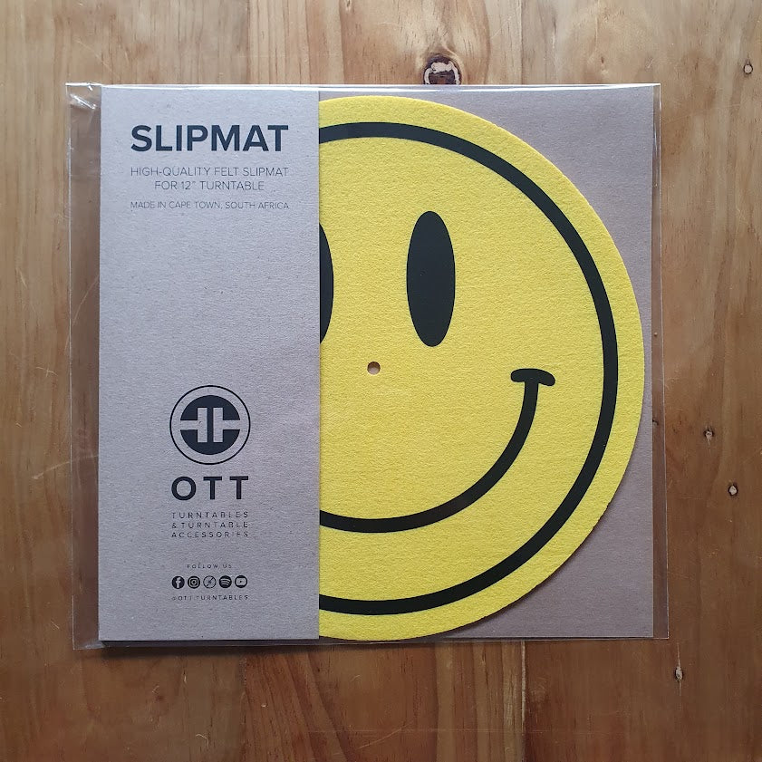 12" Slipmat - Yellow Smiley